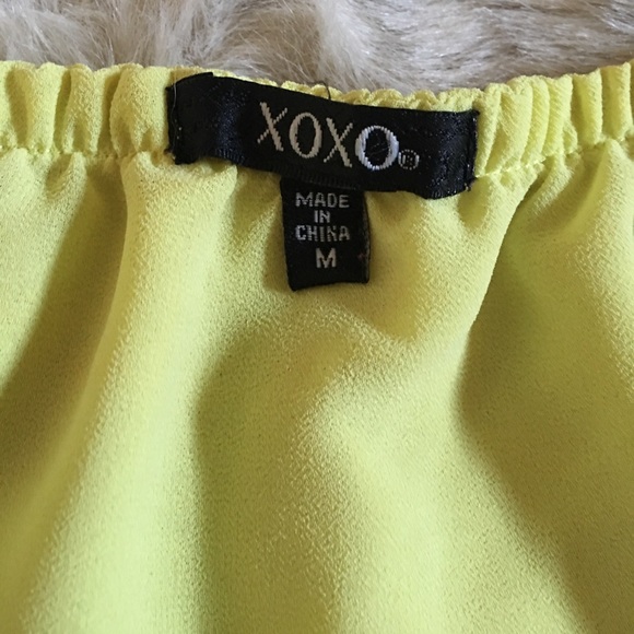 XOXO Chartreuse /Black Top - Picture 5 of 5